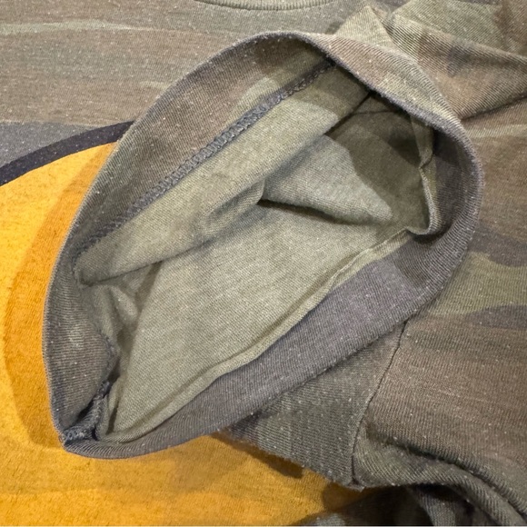 Aviator Nation Big Smiley Boyfriend Tee in Camo - Picture 8 of 8